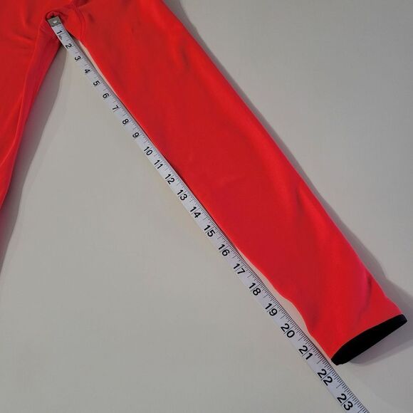 Nike Pro Women's Dri-FIT Half-Zip Orange Athletic Running Pullover - Picture 9 of 16